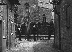 North end of Church Street with gate